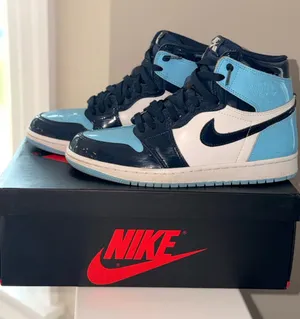 Nike Air Jordan 1 High OG UNC Patent Women’s 8.5 w/ Box thumbnail 1