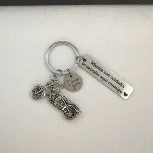 Motorcycle Keychain Charm for Men Women Car Keychain Key Ring Bag Charm thumbnail 2