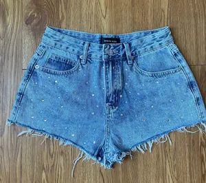 White fox bring the vibe denim shorts NWT thumbnail 1