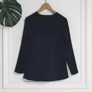 ZARA Structured Crepe V-Neck Top - Black | Minimalist Chic thumbnail 5