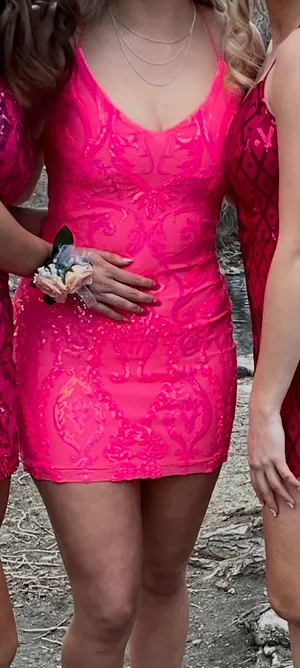Hot Pink Dress Size 8 thumbnail 1