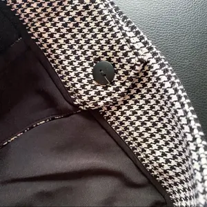 A.L.C.‎ James Pants Houndstooth Cotton Blend Black Cream Size 18 NWT thumbnail 9