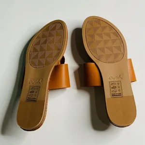 Brown and Golden‎ Qupid Sandals for Women thumbnail 4