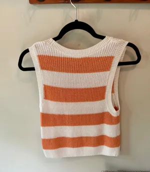 AE Striped Sweater Tank Top XS thumbnail 11