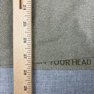 Lululemon Hoodie Mens L Green‎ 1/4 Zip Stretch Your Head Lightweight thumbnail 14