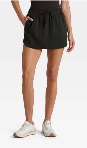 All in Motion Women's Airy Sleek Skort Black Small thumbnail 1