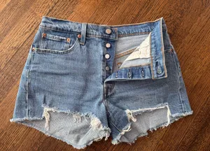 Levi’s 501 Shorts Cut-Off Button Fly Denim thumbnail 1