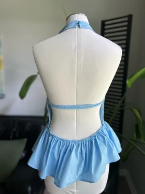 Pretty Little Thing Peplum Backless Top thumbnail 4