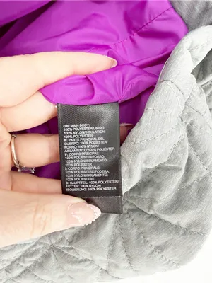 The North Face Tamburello Quilted Jacket Women's XXL Grey Gorpcore thumbnail 9