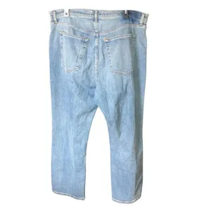 Abercrombie & Fitch Ankle Straight Ultra HR Medium Wash Jeans 18/34 #762 thumbnail 6
