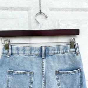 Savanna Jane Womens Shorts Rhinestone Tassel Blue Jean Denim Hippie Size Small thumbnail 5