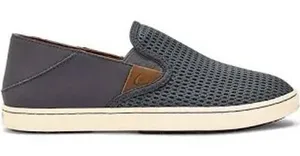 Olukai Pehuea slip on shoes gray women's size 9.5 casual minimalist neutral‎ thumbnail 1