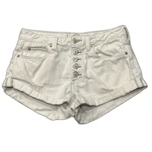 We The Free People Jeans Shorts Womens 26 Denim Romeo Rolled Cut Off Distressed thumbnail 1