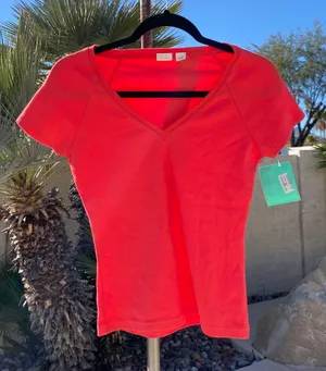 Nordstrom Ribbed Basic Tee thumbnail 1