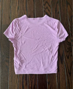 Aritzia Sunday Best Purple Baby Tee thumbnail 2