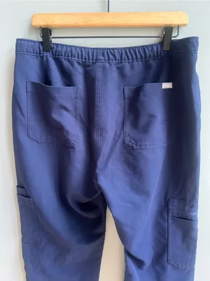 Figs Technical Collection Scrubs Navy Pants Style TM3001 Cairo Cargo Size Medium thumbnail 7