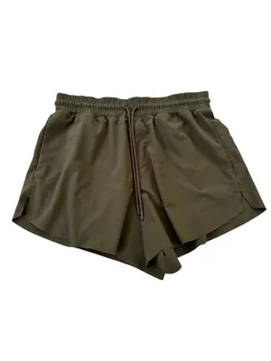 Athleta Crossroads Running Short in Olive Green Size S thumbnail 5