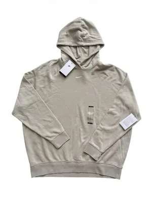 NWT Nike Sportswear Solo Swoosh Fleece Pullover Hoodie Size Large Oversized thumbnail 2