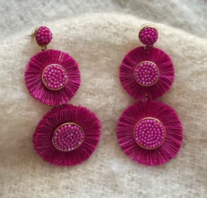 BaubleBar Mariette Fringe Drop Earrings thumbnail 1