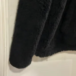 Victoria's Secret PINK Black Fuzzy Fleece Sherpa 1/4 Zip Pullover Jacket L‎ thumbnail 10