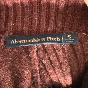 3275 | Y2K Abercrombie & Fitch Henley Sweater Dress Burgundy Women S thumbnail 8