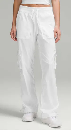 Lululemon Dance Studio Relaxed-Fit Mid-Rise Cargo Pants White thumbnail 1