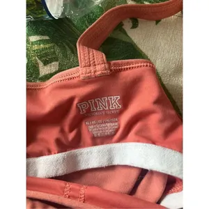 PINK Victoria’s Secret orange workout tank size XL thumbnail 2