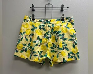 Draper James Lemon Print High Waist Shorts thumbnail 1