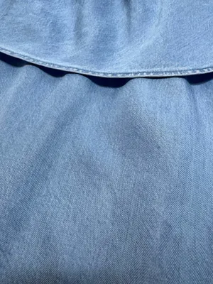 7 For All Mankind Light Blue Chambray Shirt thumbnail 7