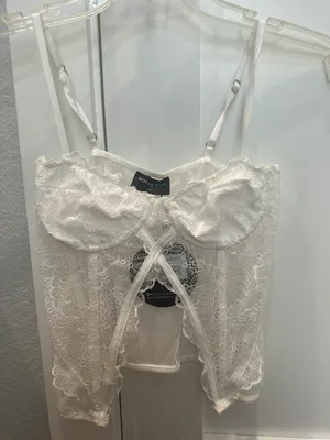 White Fox White Lace Bustier  thumbnail 3