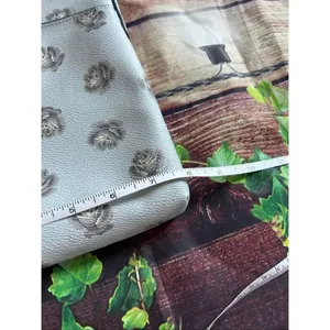 NWT Coach Crossbody Kitt Rose Print Blue thumbnail 3