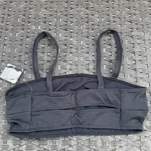 Free People Black Activewear Sports Bra Top thumbnail 2