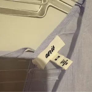 Aerie Front Ruched Cover Up Ombre Purple Blue Green Size Medium‎ thumbnail 3