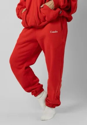 NWT Comfort Cloud Crimson Sweatpants Medium Red thumbnail 1