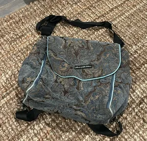 Petunia Pickle Bottom Baby Chic Convertable Diaper Bag Green thumbnail 1