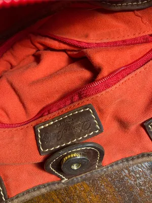 Dooney & Bourke Stripe Print Tote with Brown Trim thumbnail 8