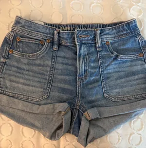 american eagle stretch denim shorts  thumbnail 1