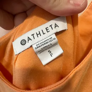Athleta Women's Cactus Peach Sleeveless Santorini Midi Dress Size small thumbnail 5