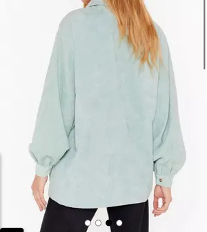 Nasty Gal Corduroy Shirt Oversized thumbnail 5