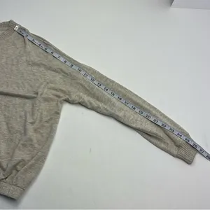 Magaschoni Sweater Womens Size‎ XS Oatmeal Tan Cream Top Knit Crewneck Pullover thumbnail 7