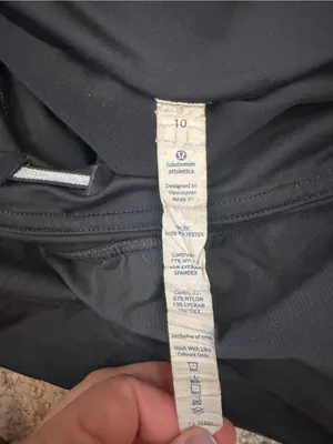 lululemon Run Speed Squad Skirt Skort W8291S Black Size 10 thumbnail 6
