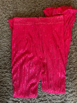Pink Sequin Flair Pants thumbnail 4