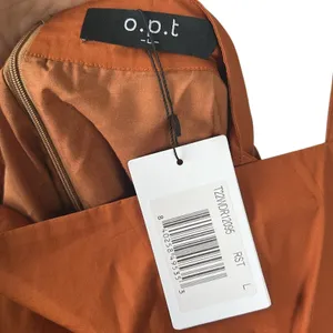 O.P.T. Dionne Cotton Tiered Boho Midi Dress in Rust Size Large NWT Cottagecore thumbnail 6