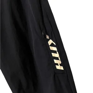 KITH Keala Black Nylon Graphic Track Pants Joggers Sweats thumbnail 11