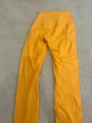 Orange Lululemon Leggings thumbnail 1