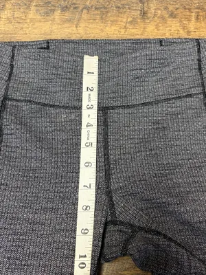 Lululemon Speed Up Tight 28" Full-On Luxtreme Women 8 Legging Heather Black Knit thumbnail 6