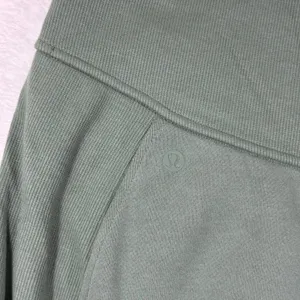 lululemon Scuba High-Rise Mini Skirt Grey Eucalyptus Green LW8ALSS Size L‎ NEW thumbnail 6