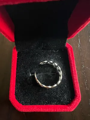 Gorgeous Stainless Steel Silver Adjustable Ring Size 7 thumbnail 3