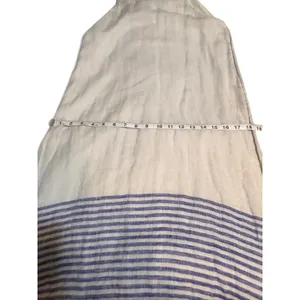 C&C California 100% Linen Stripe Maxi Dress XS Coastal Boho Summer Slip Dress thumbnail 7