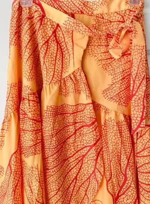 Anthropologie Hutch Printed Wrap Maxi Skirt, XS thumbnail 9